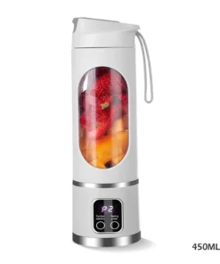 MEEVIDA 450ML Juice Cup Multi-functional Wireless Electric Juicer Ice Crusher blender portable