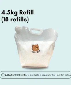 4.5Kg SLURPY BEAR Dehumidifier Refill Eco-friendly Refillable Moisture Absorber | Similar to Thirsty Hippo | Combat Humidity